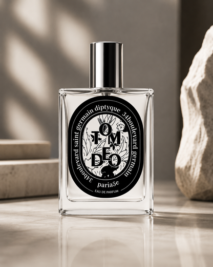 Eau De Parfum With Long Lasting Fragrance Or Glass Bottle For Daily Outfit & Special Occasion Scent Pack Of 2 (Dullhin London, Tom Deo)