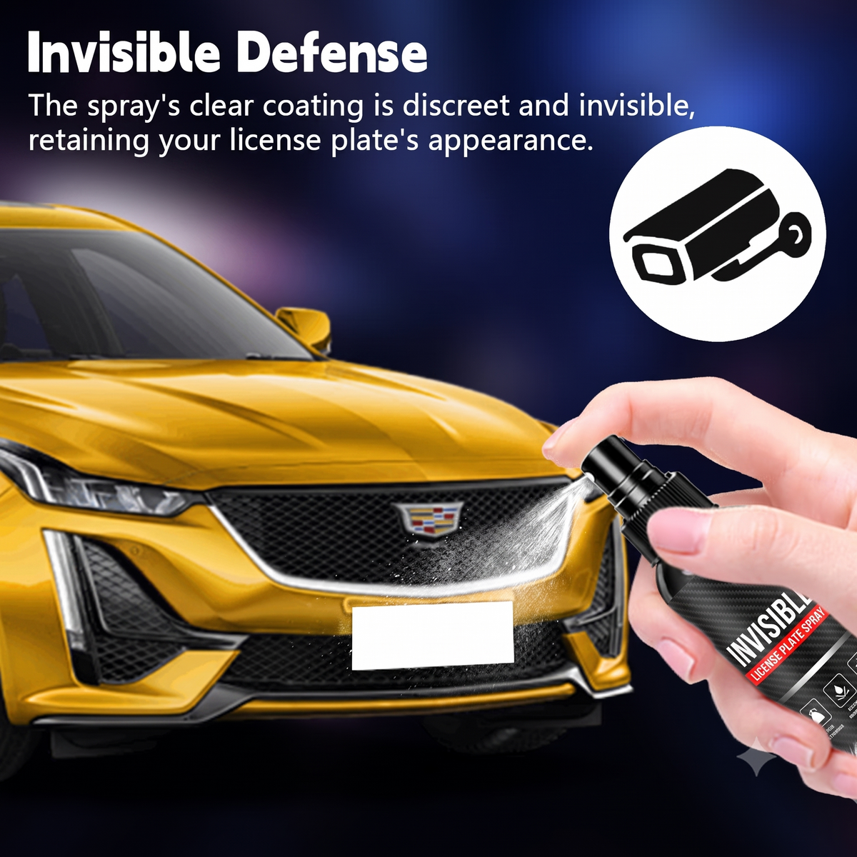 Invisible Number Plate Privacy Spray – 120ml | Advanced Reflective Plate Protection for Enhanced Vehicle Privacy