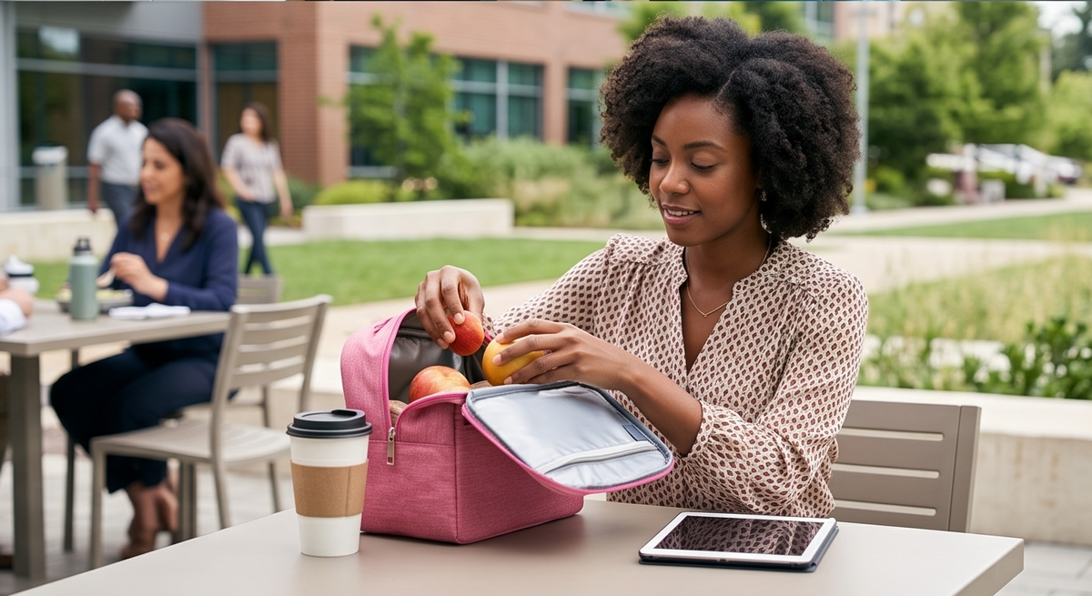 Lunch Bags for Office Women, Men, Kids Insulated Travel Box