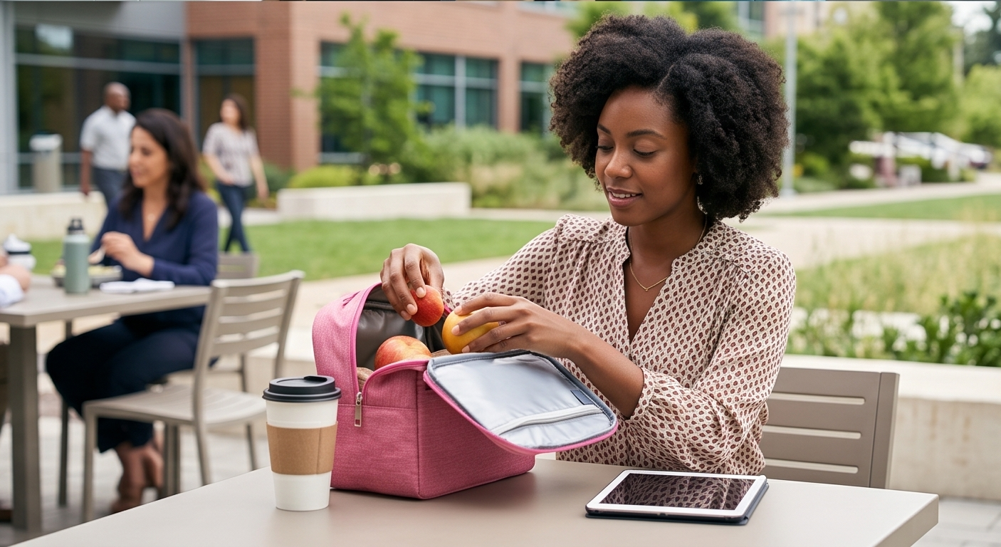Lunch Bags for Office Women, Men, Kids Insulated Travel Box